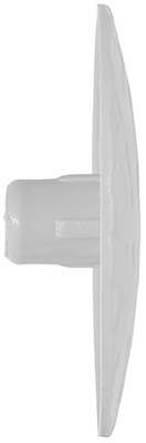 fischer Abdeckkappen DHM ADK-W 37 mm weiss, Pack 250 Stück